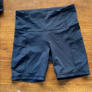 Lululemon fast and free bike shorts